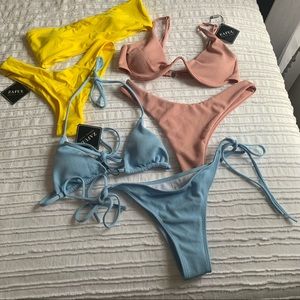 new with tags Zaful bikinis